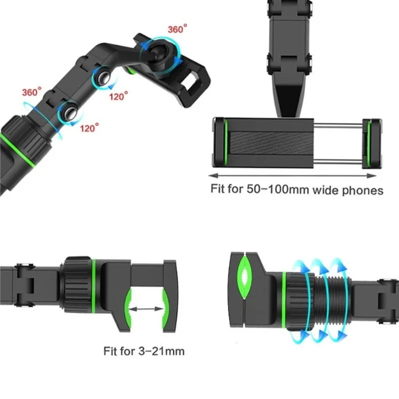 Suporte Universal Veicular Retrovisor - 360 Graus