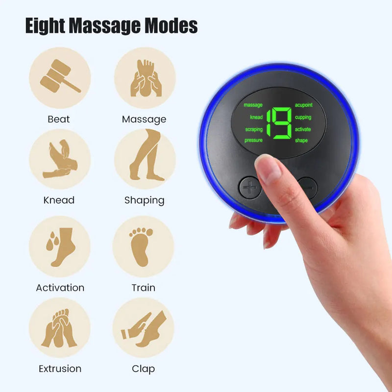 Mini Massageador de Pescoço EMS Portátil