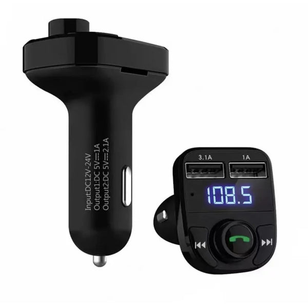 Transmissor FM Bluetooth Multifuncional