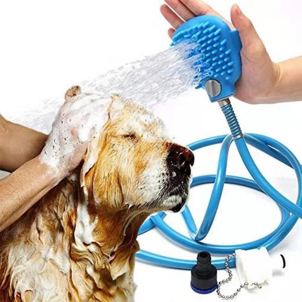 Mangueira de Banho para Pets com Função de Jato e Massageador - Mix25