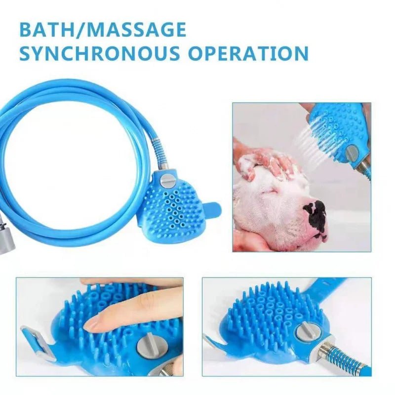 Mangueira de Banho para Pets com Função de Jato e Massageador - Mix25